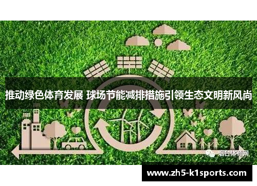 推动绿色体育发展 球场节能减排措施引领生态文明新风尚